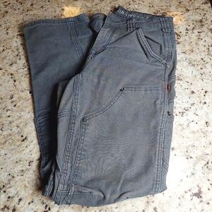 Gray Dovetail Workwear Britt Utility Pants Size 4/30